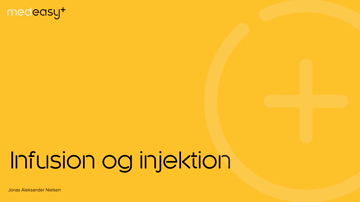 Infusion og injektion - Lægemiddel­regning - MedEasy
